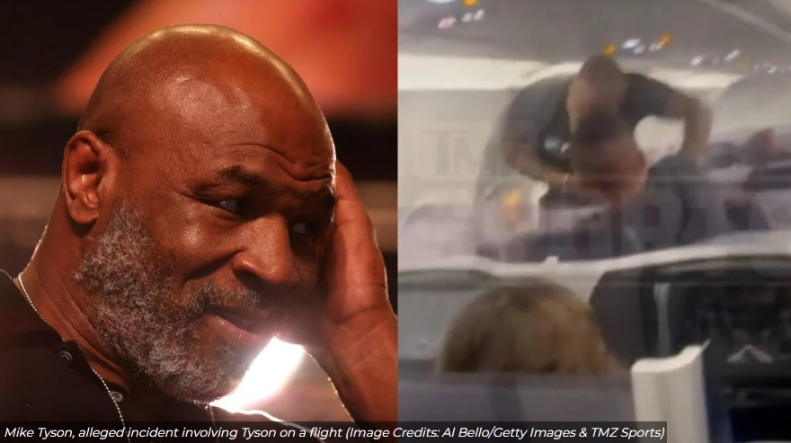 VIDEO: Mike Tyson golpea repetidamente a un pasajero durante un vuelo